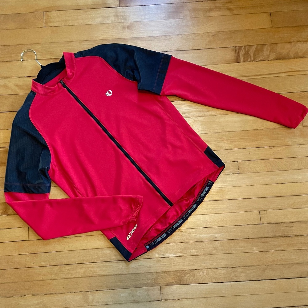 PEARL IZUMI Select Attack Long Sleeve Jersey Jacket Zip Front Mock Neck Pockets